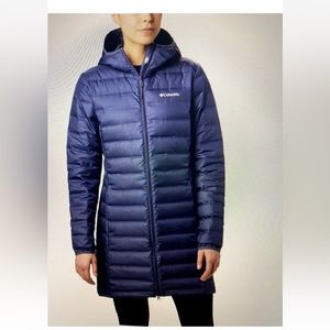 Columbia Lake 22 Down Long Hooded Jacket -Small